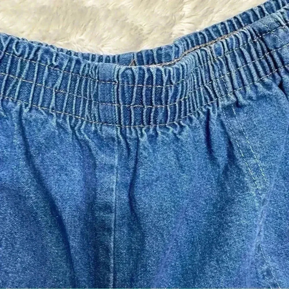 Koret City Blues Vintage Crop Jeans Extra Wide Leg Medium Wash Size 14 - Picture 7 of 16